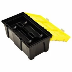 VidaXL Boîte à outils Plastique 595x337x316 mm Jaune -Accessoires de quincaillerie Soldes image 6 146270