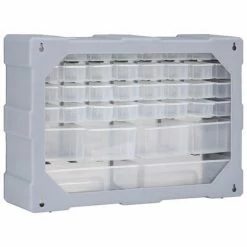 VidaXL Organisateur multi-tiroirs avec 40 tiroirs 52x16x37,5 cm -Accessoires de quincaillerie Soldes image 6 147578