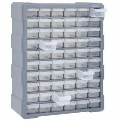 VidaXL Organisateur multi-tiroirs avec 60 tiroirs 38x16x47,5 cm 13 VidaXL Organisateur multi-tiroirs avec 60 tiroirs 38x16x47,5 cm -Accessoires de quincaillerie Soldes image 6 147588