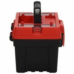VidaXL Ensemble de boîtes à outils 2 pcs Noir et rouge Polypropylène -Accessoires de quincaillerie Soldes image 6 152102