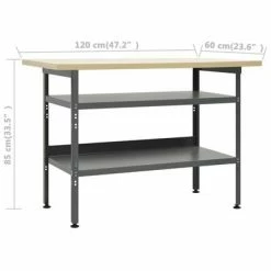 VidaXL Établi avec 3 panneaux muraux -Accessoires de quincaillerie Soldes image 6 3053426